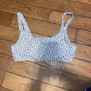 white with light brown marks